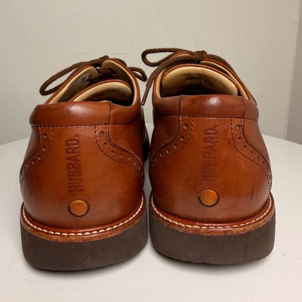 Samuel Hubbard Tipping Point Wingtip Oxford Shoes Brown Leather Vibram Men’s 11W
